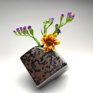 Cube Vase - Chocolate Brown