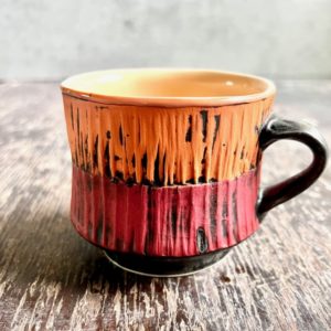 Colorful Mug - Orange and Red