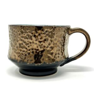 Large Porcelain Mug - Dark Gold - 1